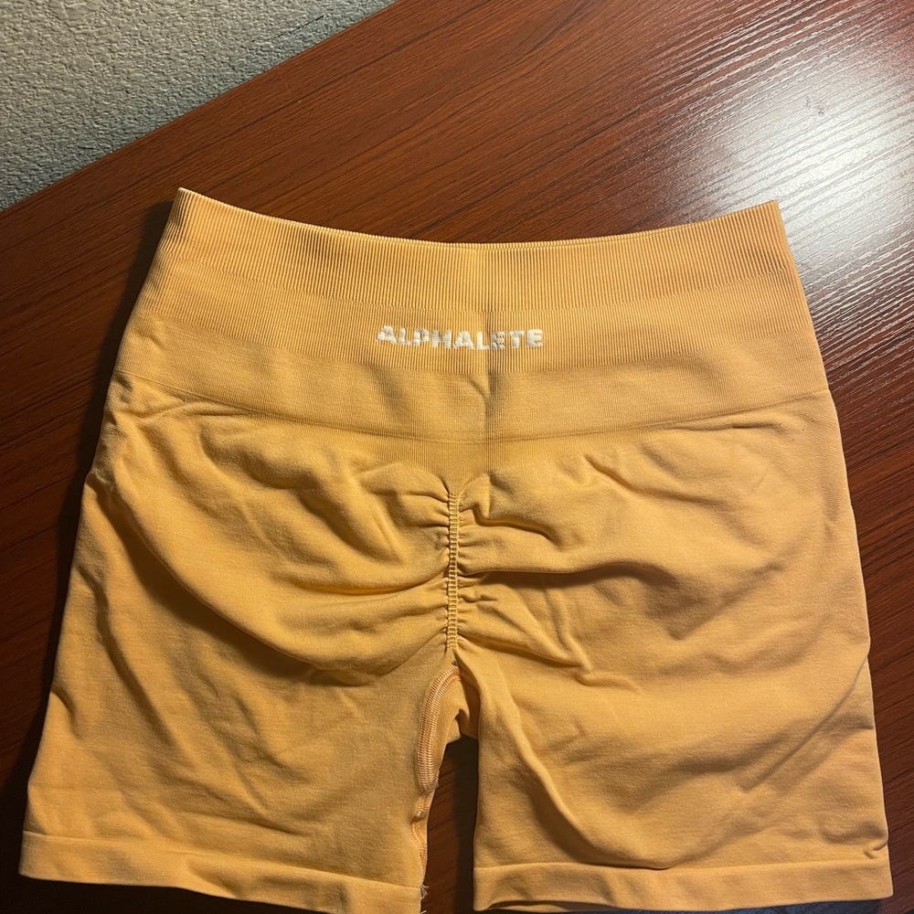 Alphalete Women's Orange Shorts